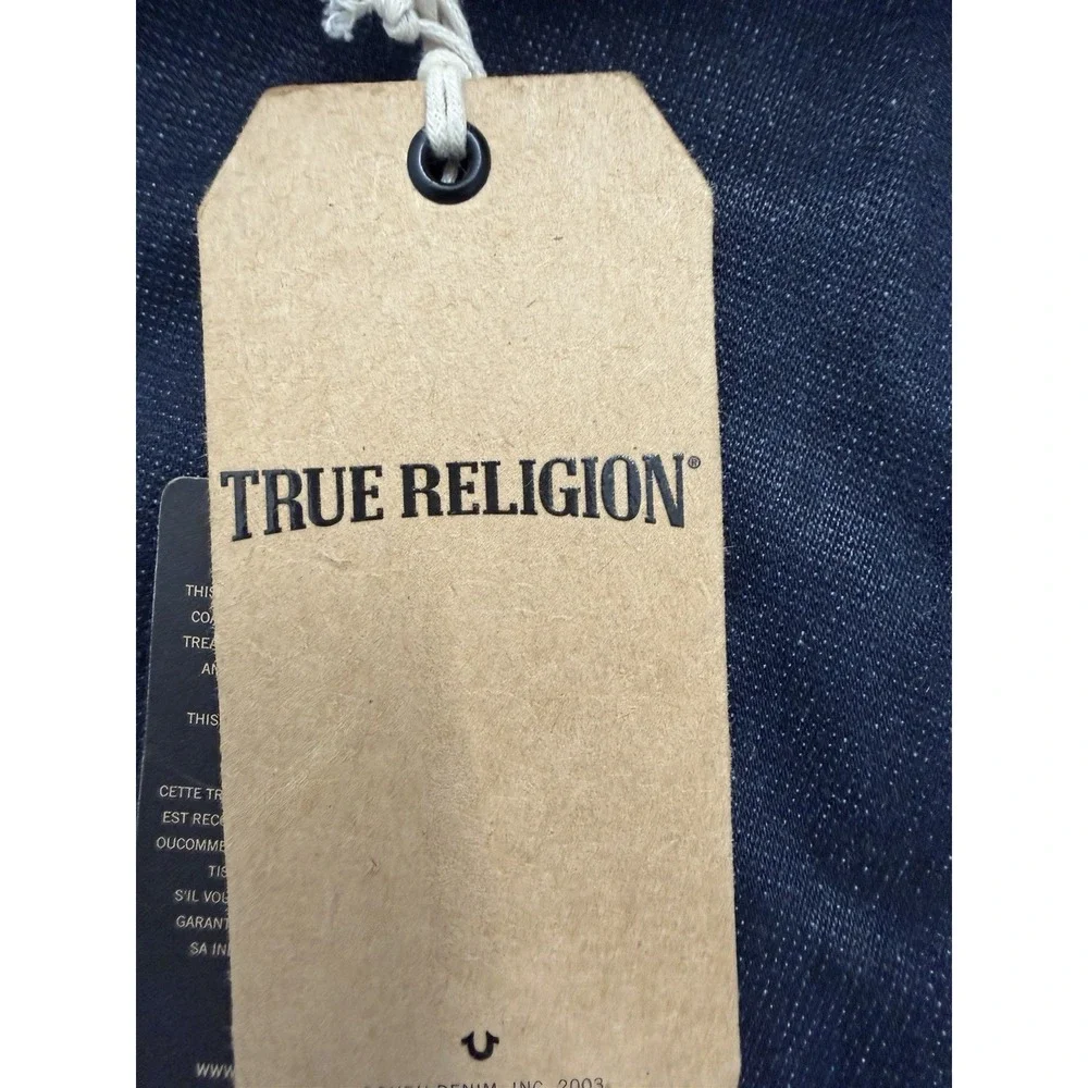 TRUE RELIGION Runner Relaxed Indigo Mens Size‎ 38x31 NWT